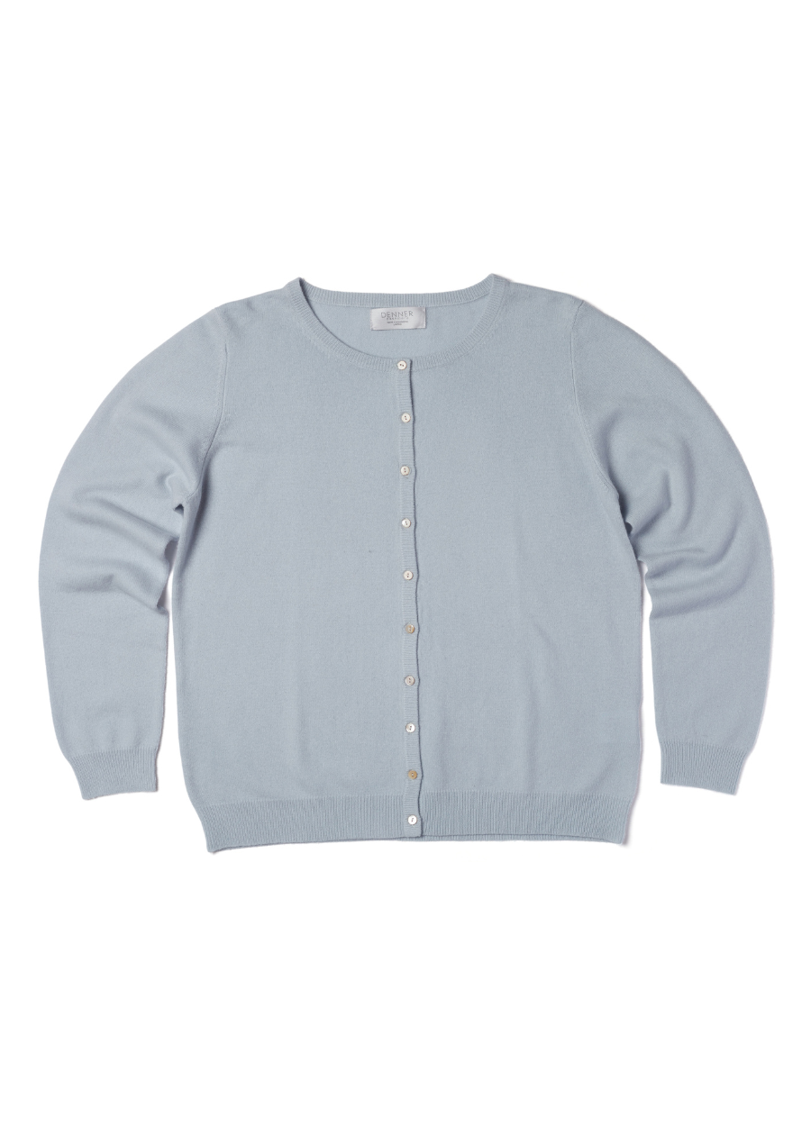 Cashmere Crew Neck Cardigan