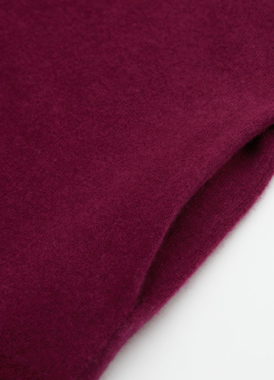 Cashmere Relaxed Funnel Neck Dress