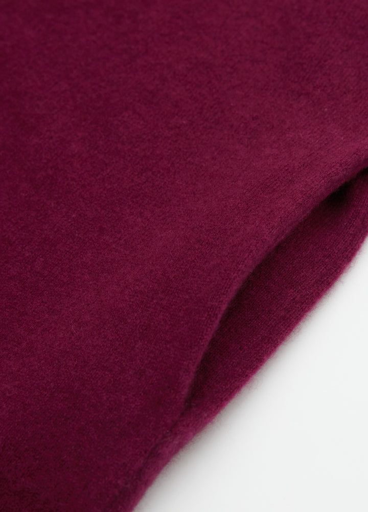 Cashmere Relaxed Funnel Neck Dress