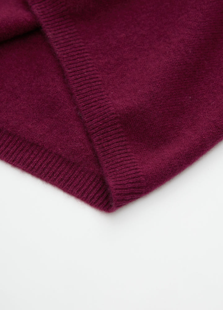 Cashmere Relaxed Funnel Neck Dress
