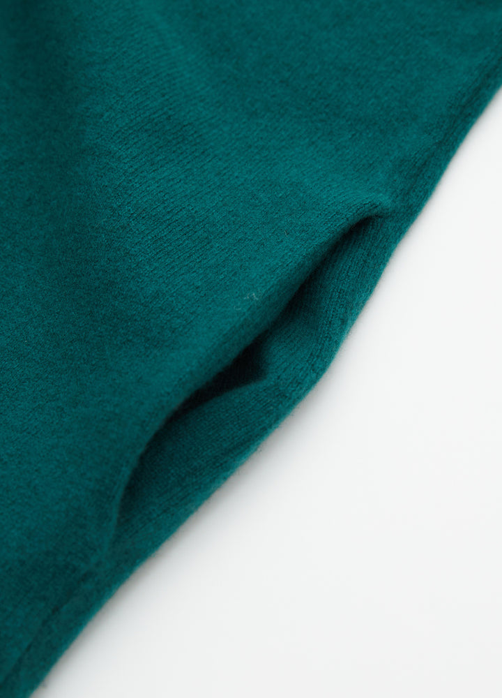 Cashmere Relaxed Funnel Neck Dress