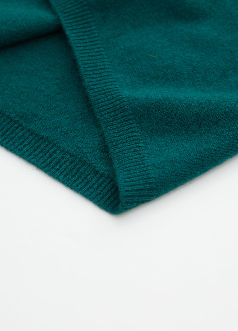 Cashmere Relaxed Funnel Neck Dress