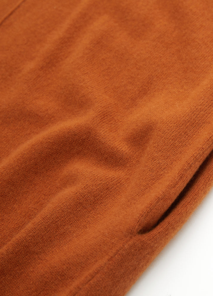 Cashmere Relaxed Funnel Neck Dress