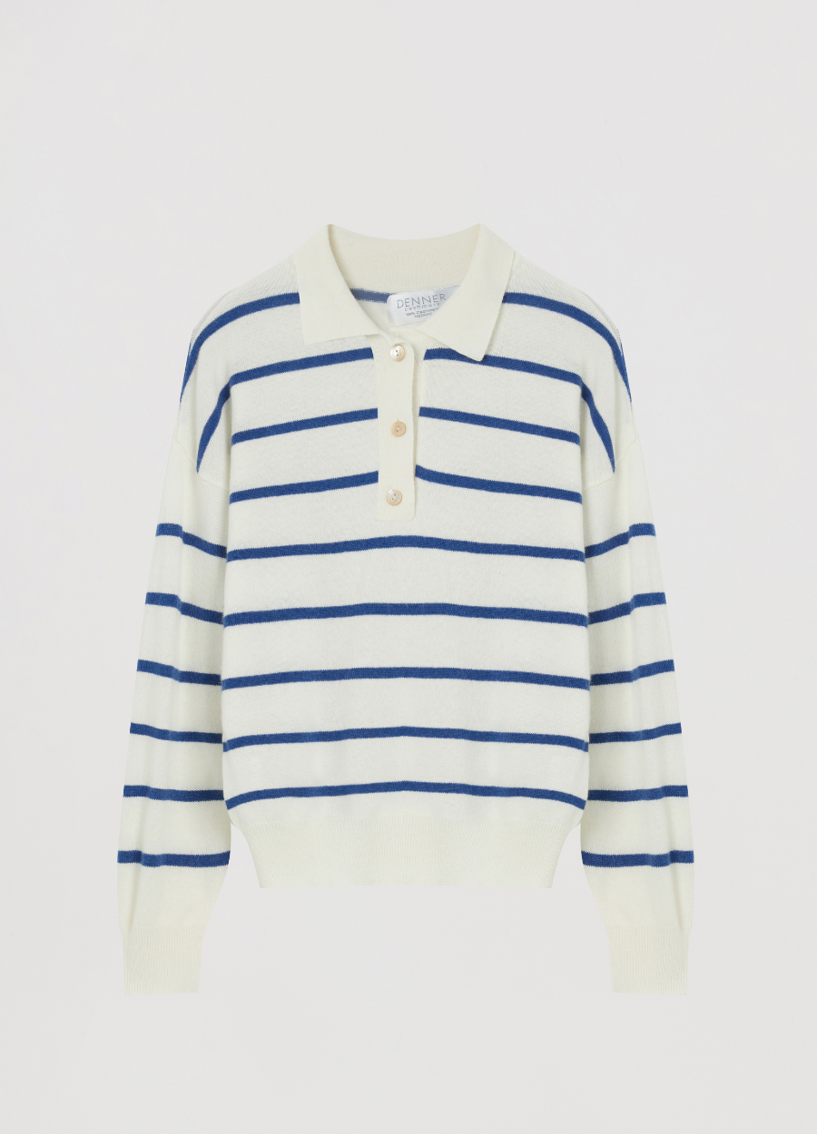 カシミヤ リッチモンド ラグビージャージ – Denner Cashmere