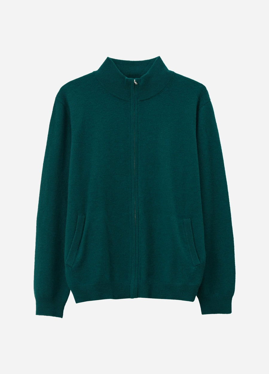 Cashmere Men's Richmond Zip Cardigan