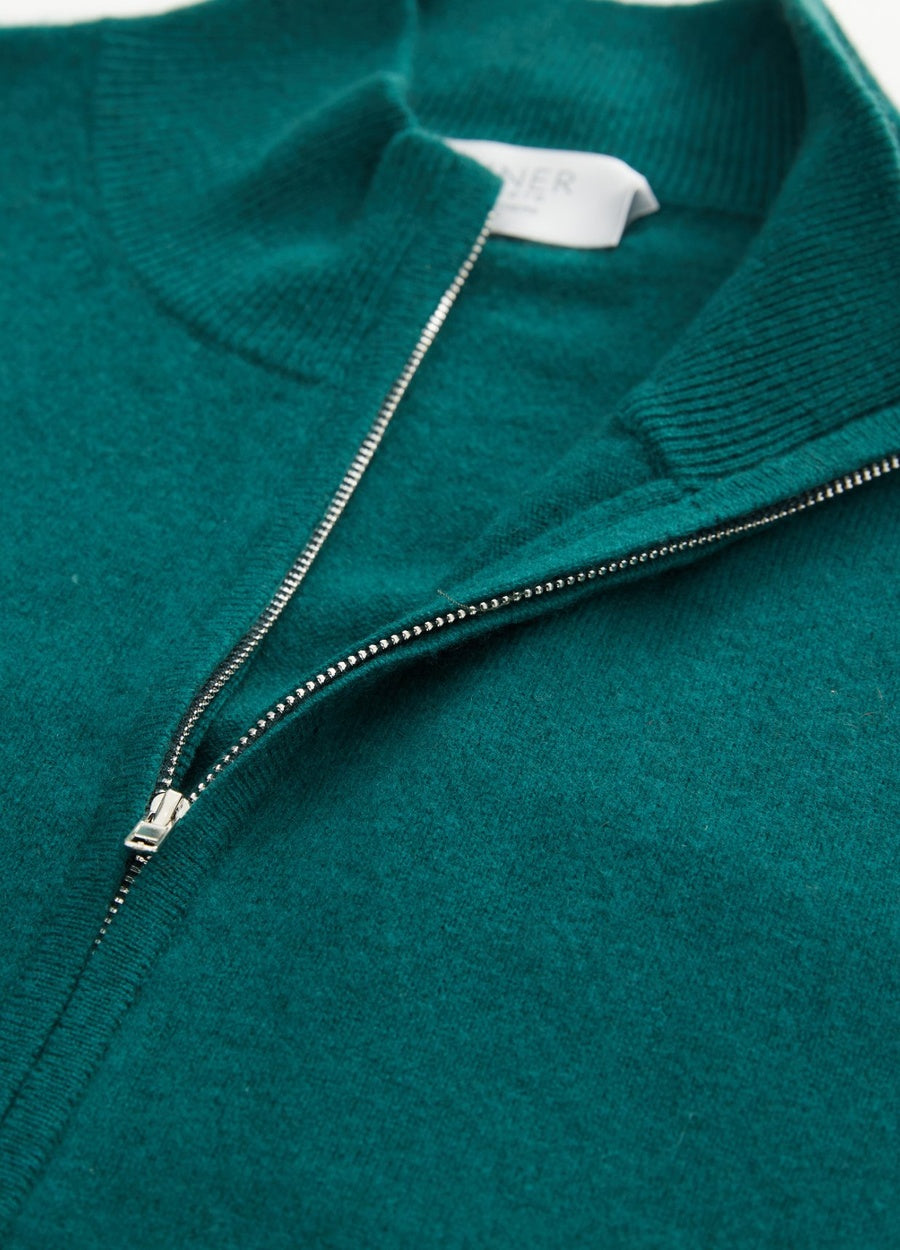 Cashmere Men's Richmond Zip Cardigan