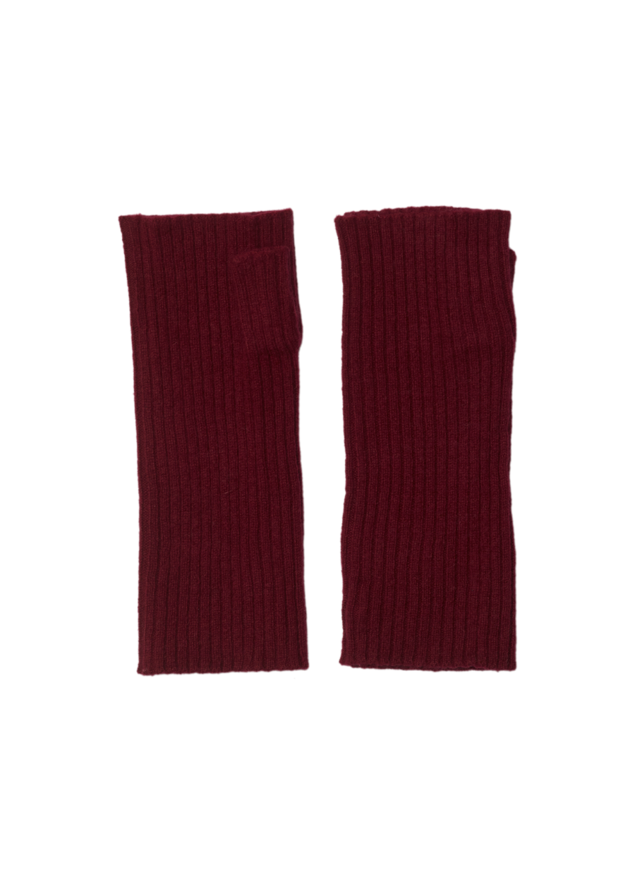 Cashmere Ribbed Wristwarmers