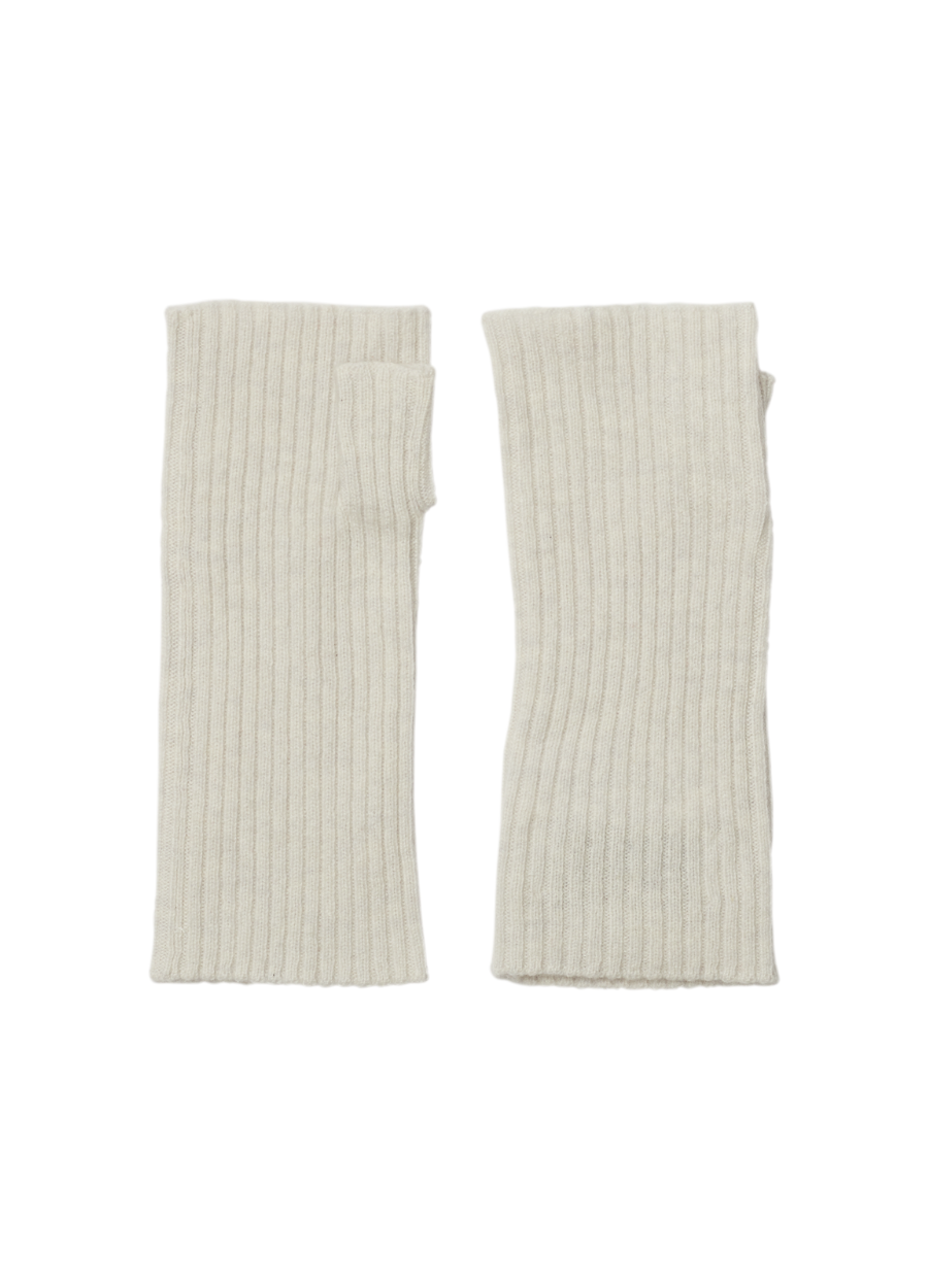 Cashmere Ribbed Wristwarmers