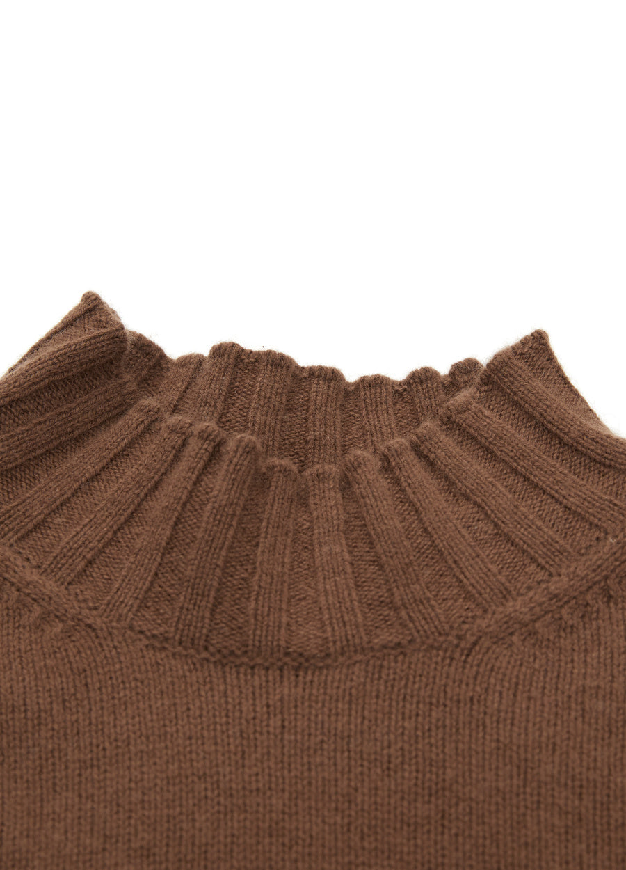 Cashmere Ribbed Short Sleeve Jumper
