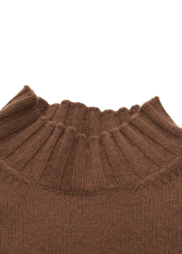 Cashmere Ribbed Short Sleeve Jumper
