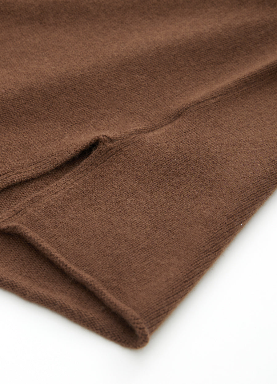 Cashmere Ribbed Short Sleeve Jumper