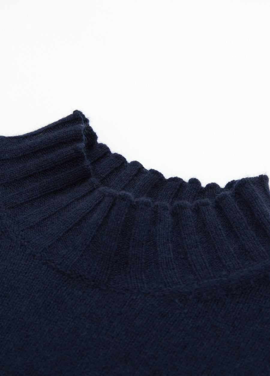 Cashmere Ribbed Short Sleeve Jumper