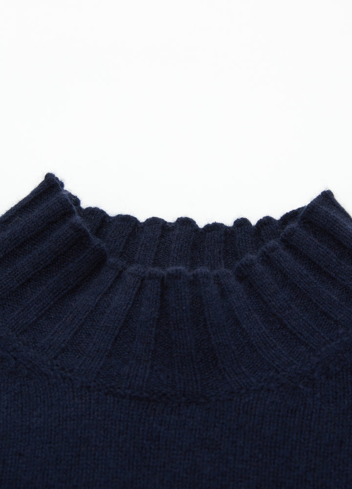 Cashmere Ribbed Short Sleeve Jumper