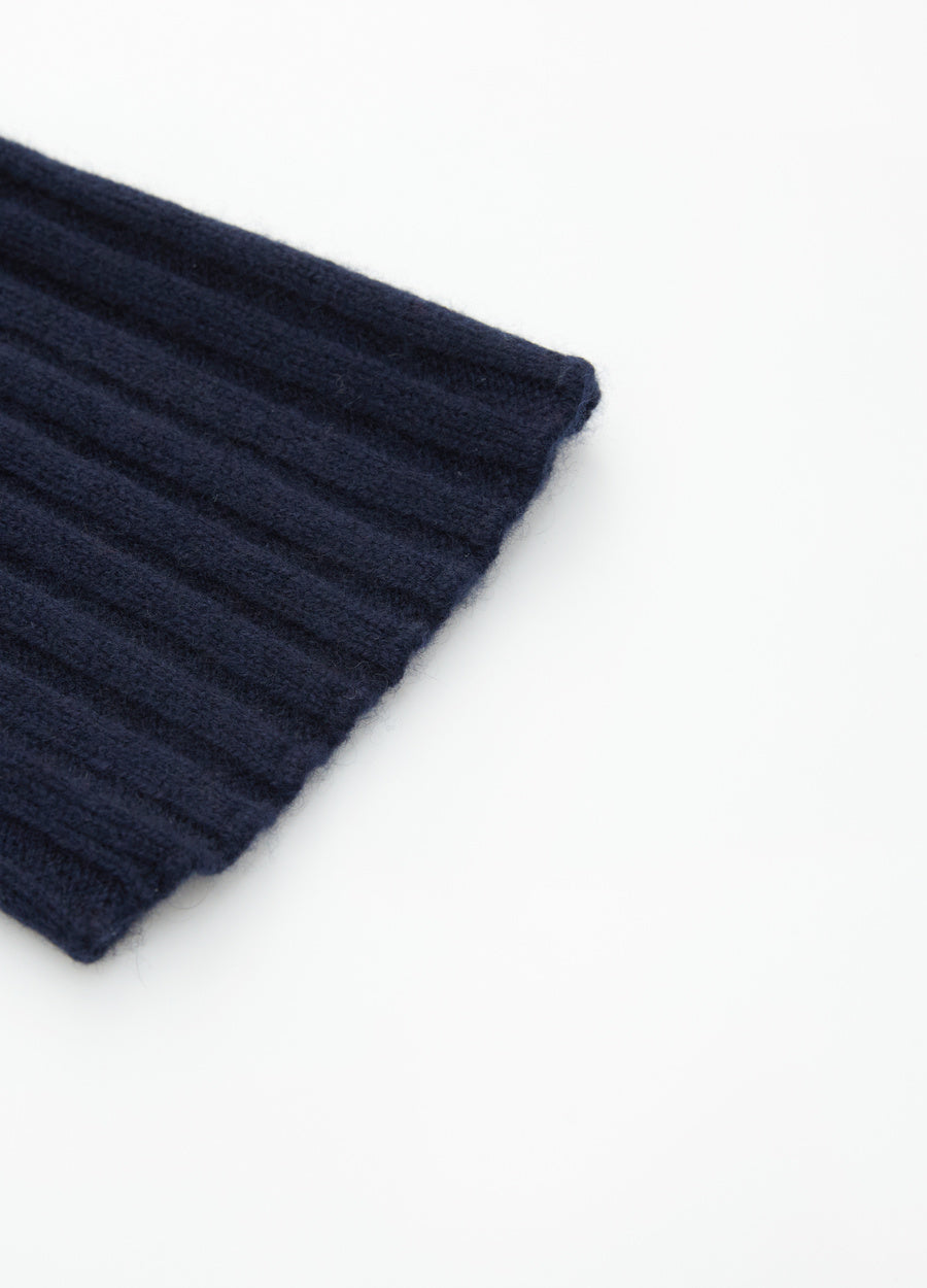 Cashmere Ribbed Short Sleeve Jumper