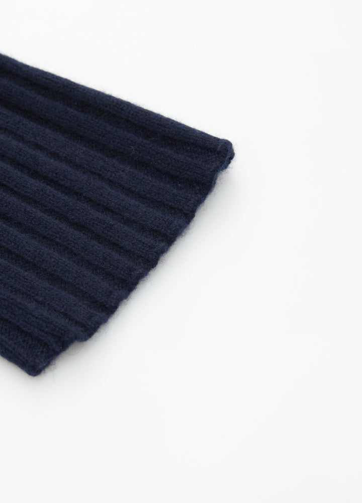 Cashmere Ribbed Short Sleeve Jumper