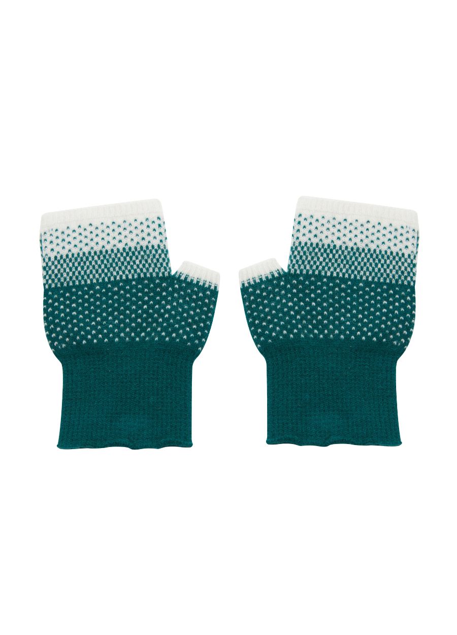 Cashmere Snow Flake Wristwarmers