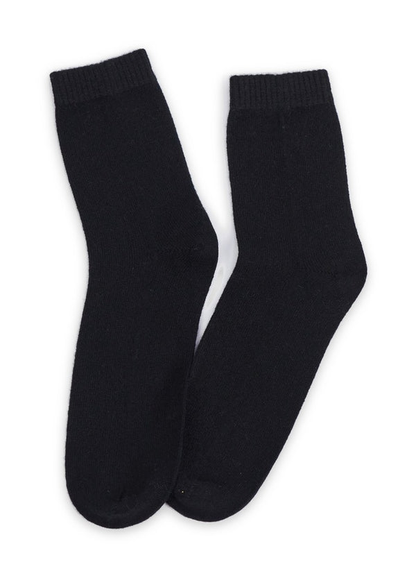 Denner women's cashmere Socks in Black