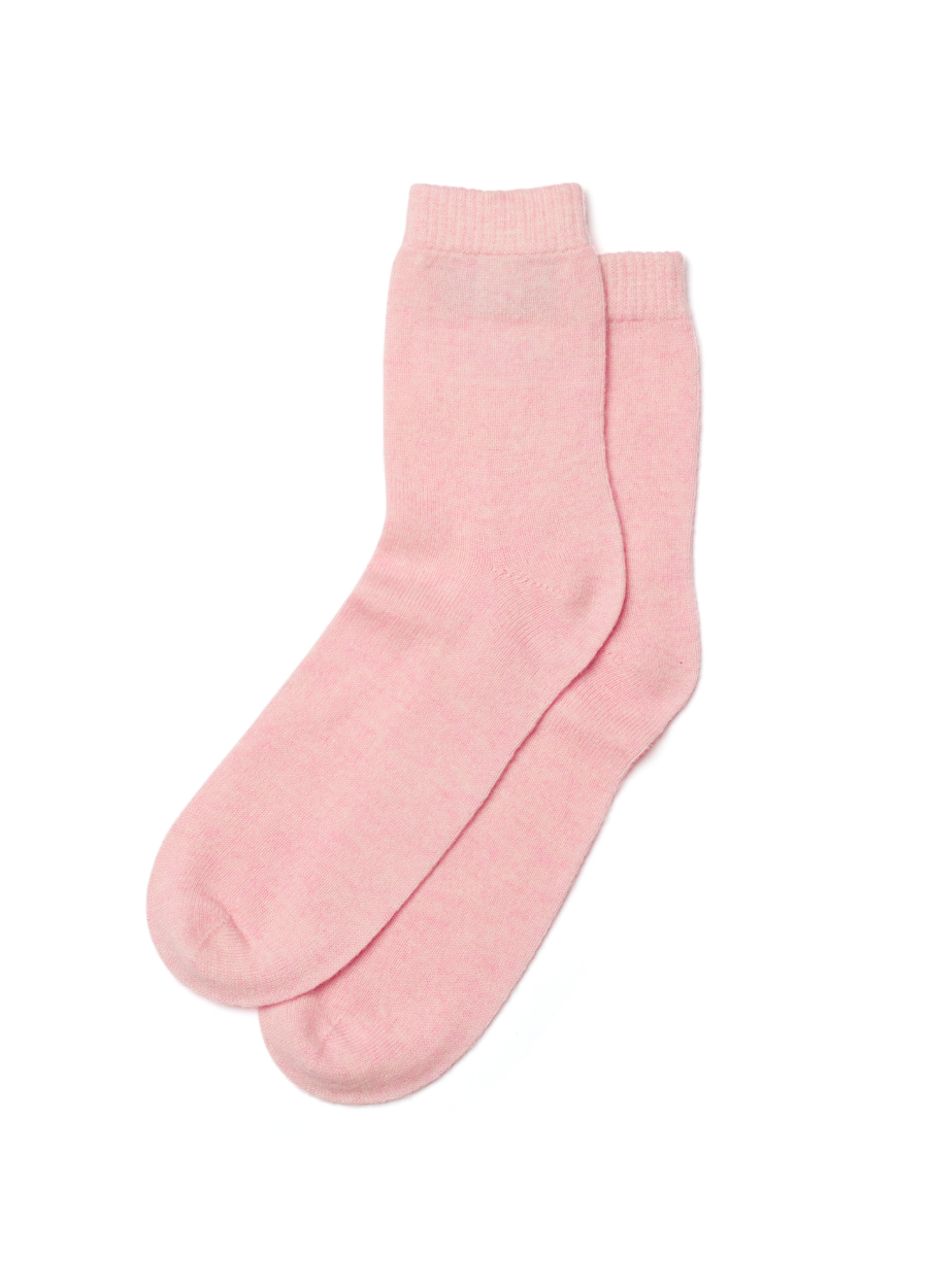 Denner cashmere Socks in Crystal Pink