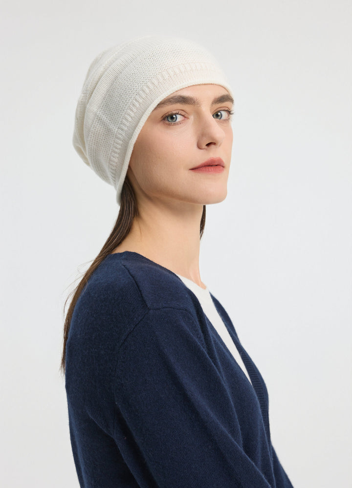 Cashmere Soft-Knit Beanie