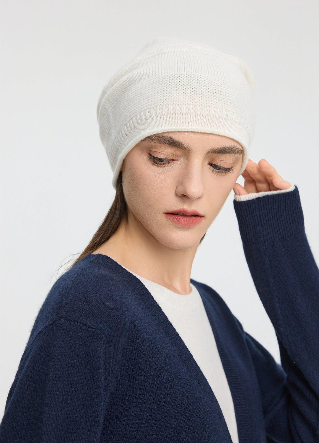 Cashmere Soft-Knit Beanie
