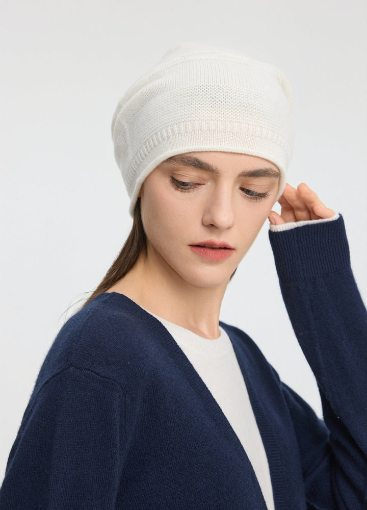 Cashmere Soft-Knit Beanie