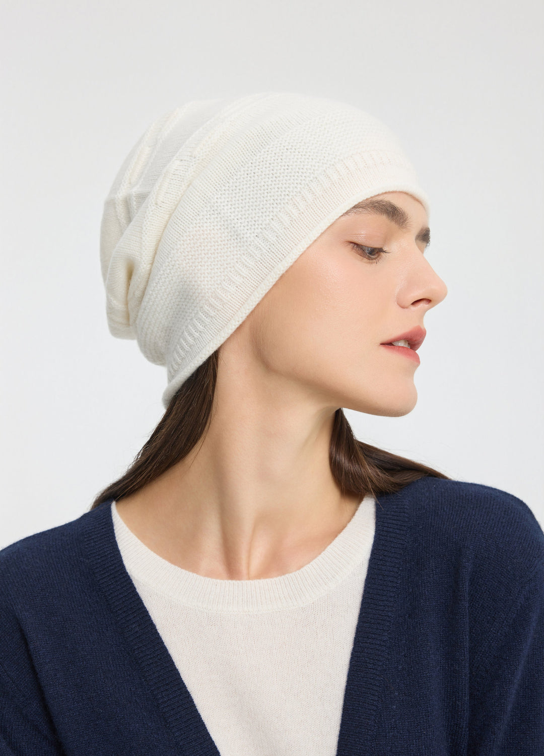 Cashmere Soft-Knit Beanie