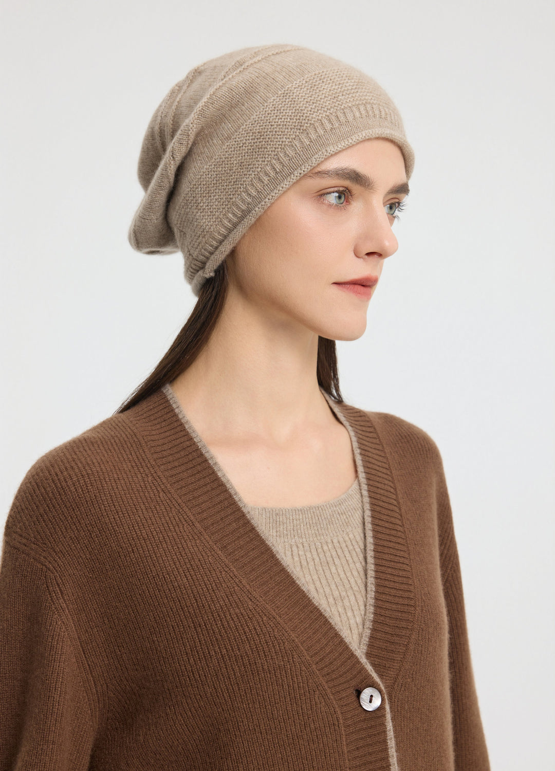 Cashmere Soft-Knit Beanie