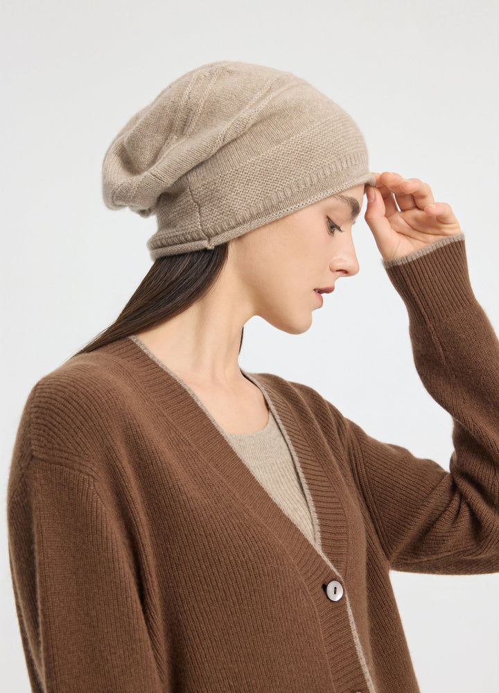 Cashmere Soft-Knit Beanie