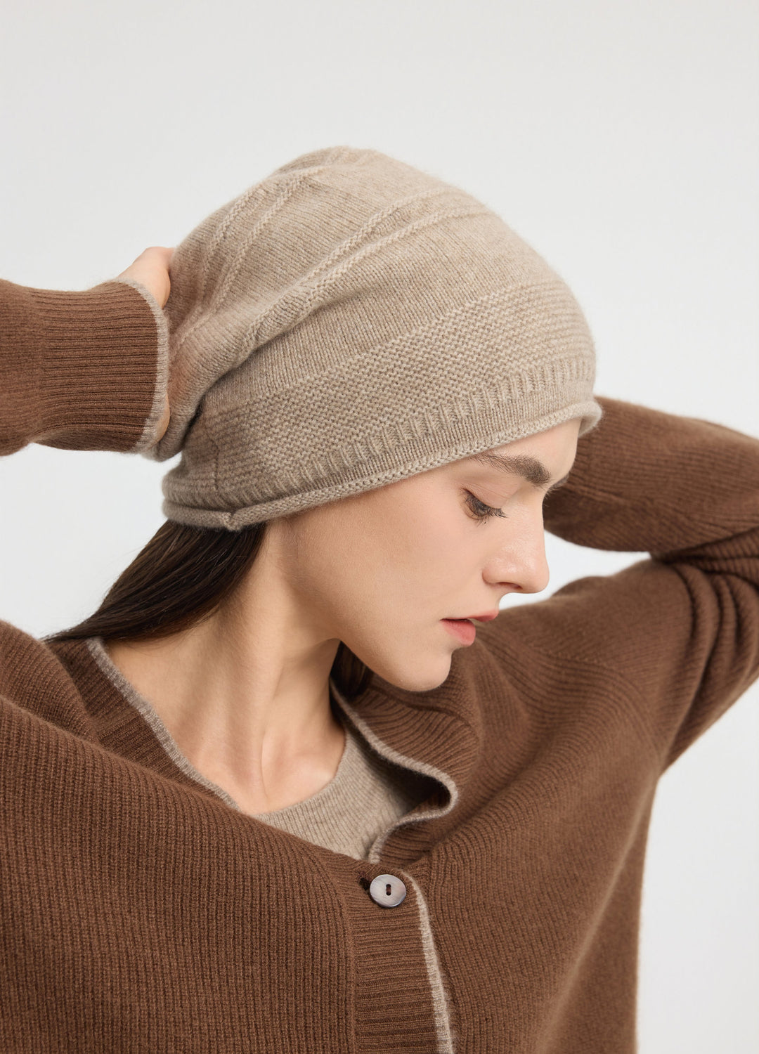 Cashmere Soft-Knit Beanie