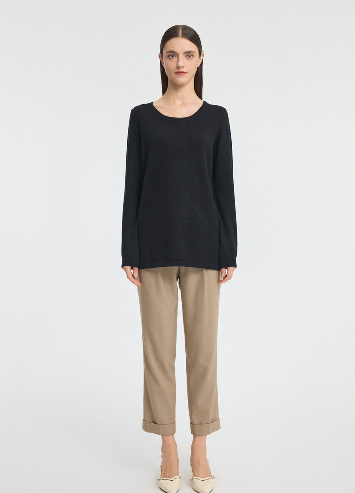 Cashmere Scoop-Neck Tunic