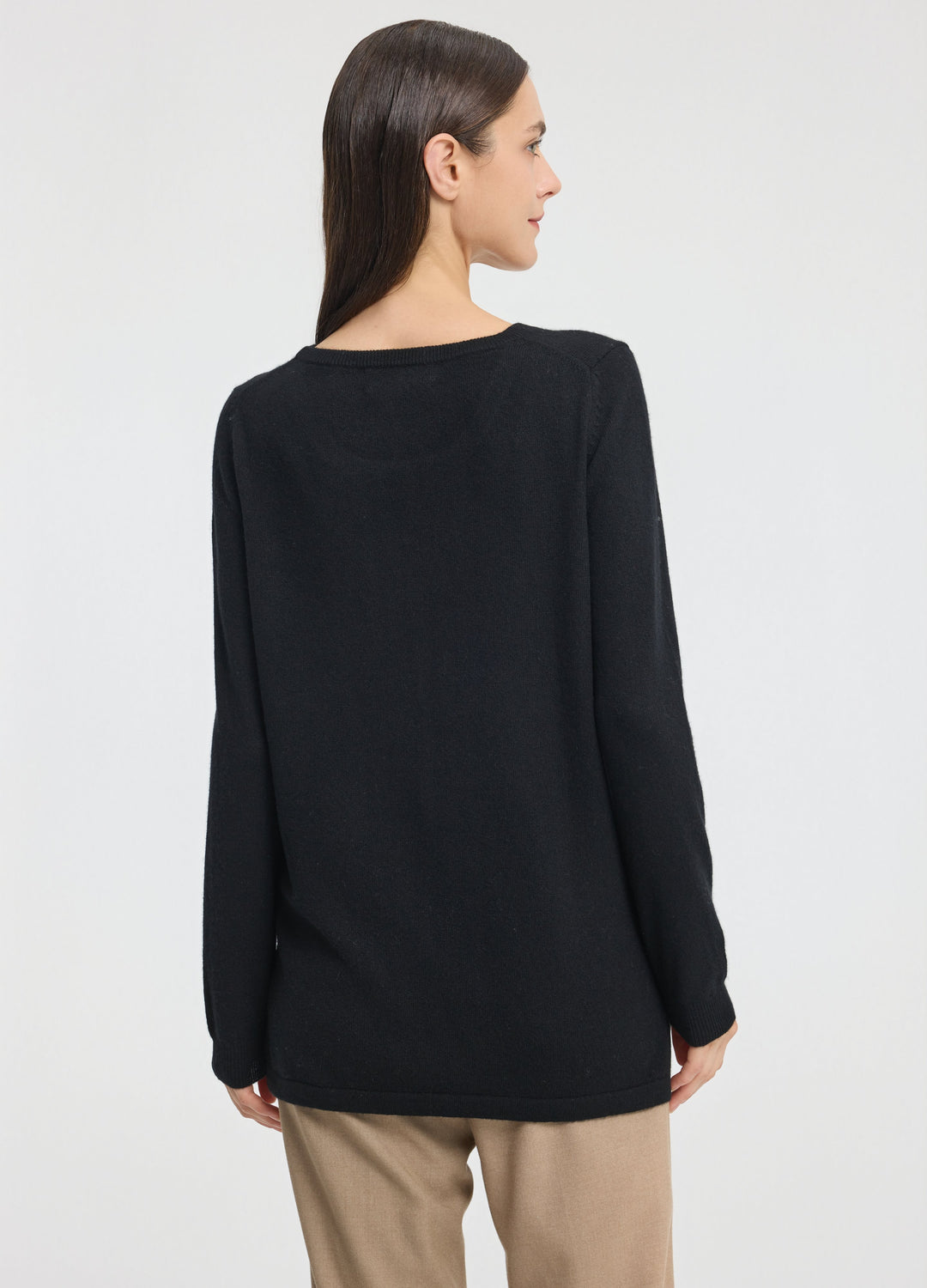 Cashmere Scoop-Neck Tunic
