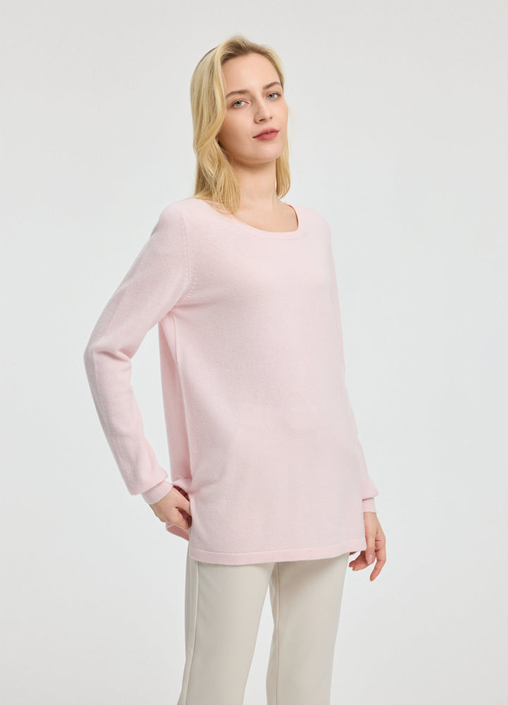 Cashmere Scoop-Neck Tunic