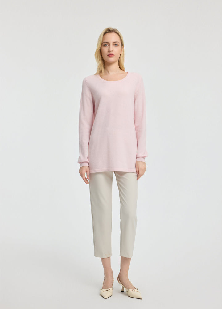 Cashmere Scoop-Neck Tunic