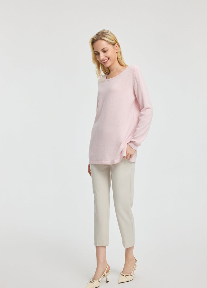 Cashmere Scoop-Neck Tunic