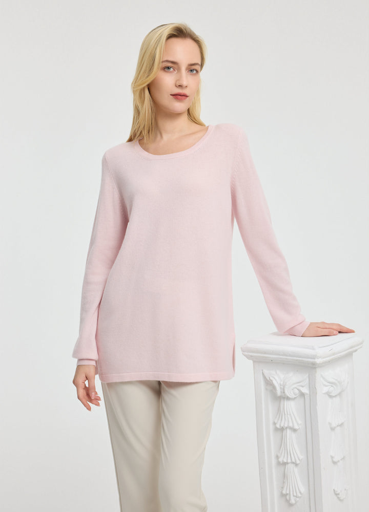 Cashmere Scoop-Neck Tunic