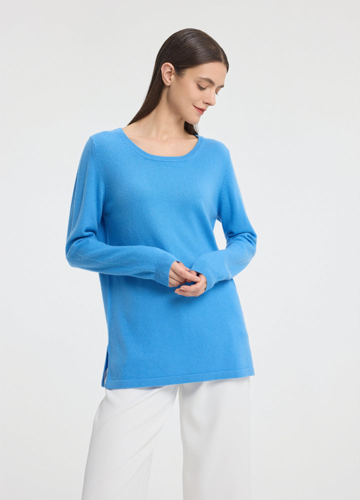 Cashmere Scoop-Neck Tunic