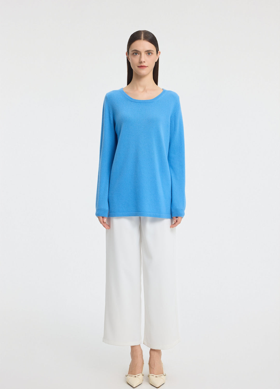 Cashmere Scoop-Neck Tunic