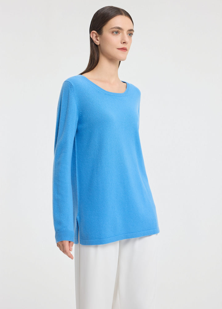 Cashmere Scoop-Neck Tunic