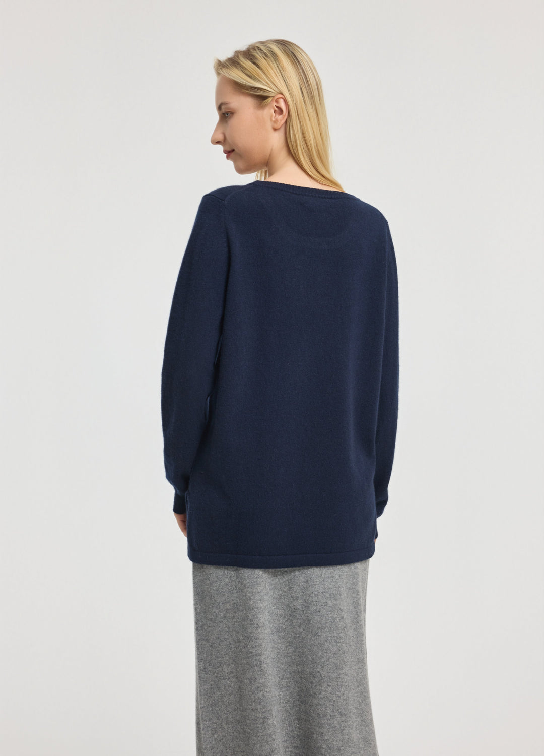 Cashmere Scoop-Neck Tunic