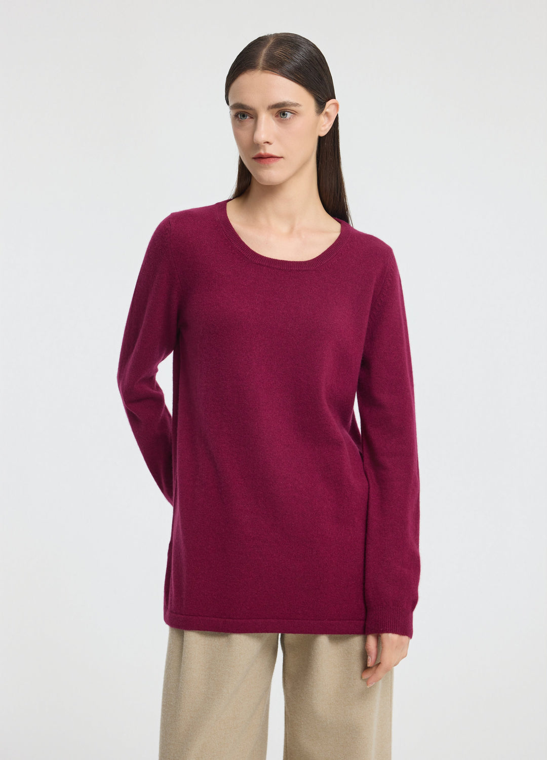 Cashmere Scoop-Neck Tunic