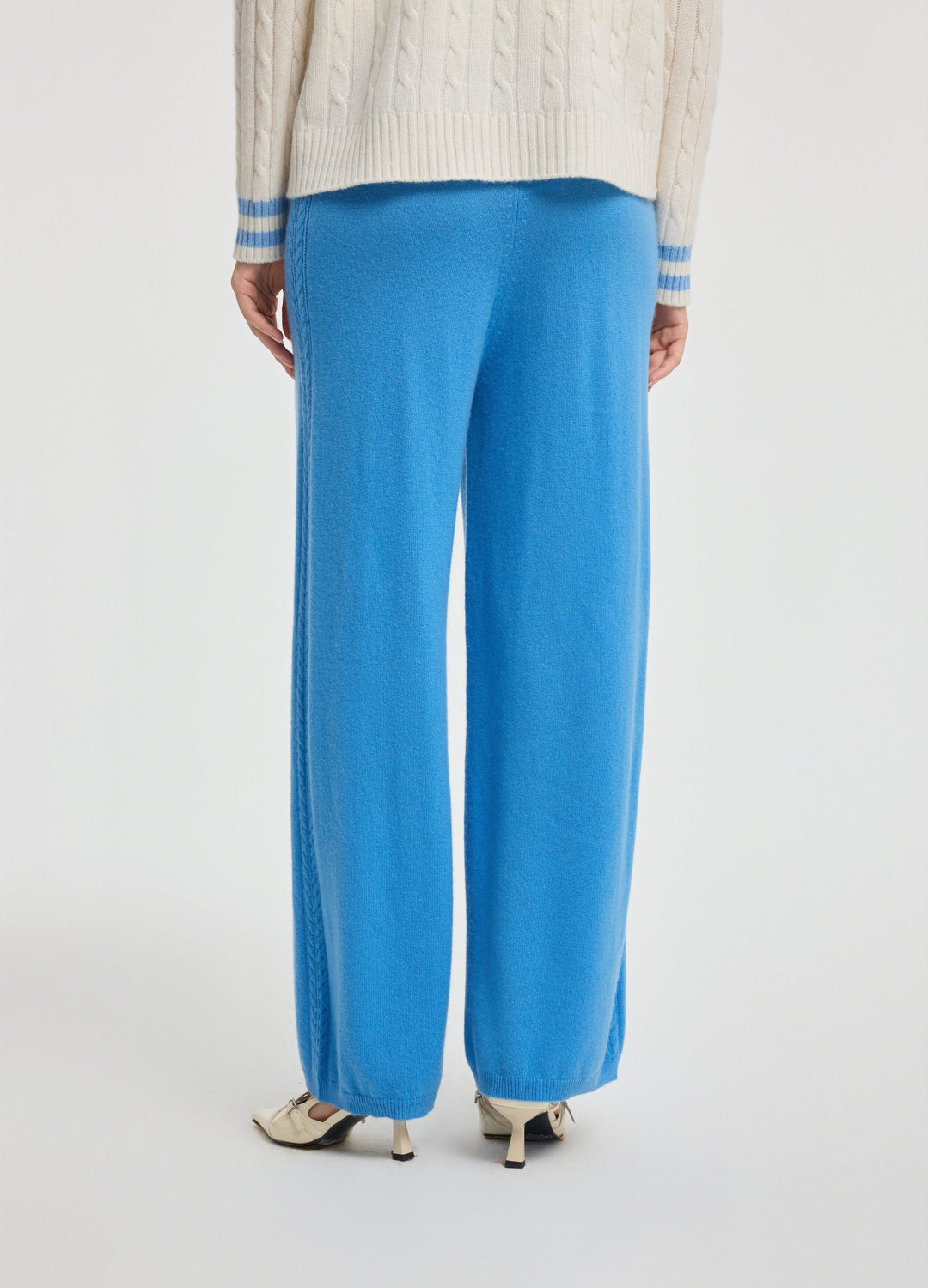 Cashmere Side-Panel Trousers