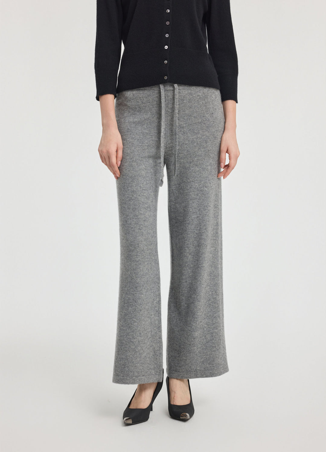 Cashmere Side-Panel Trousers