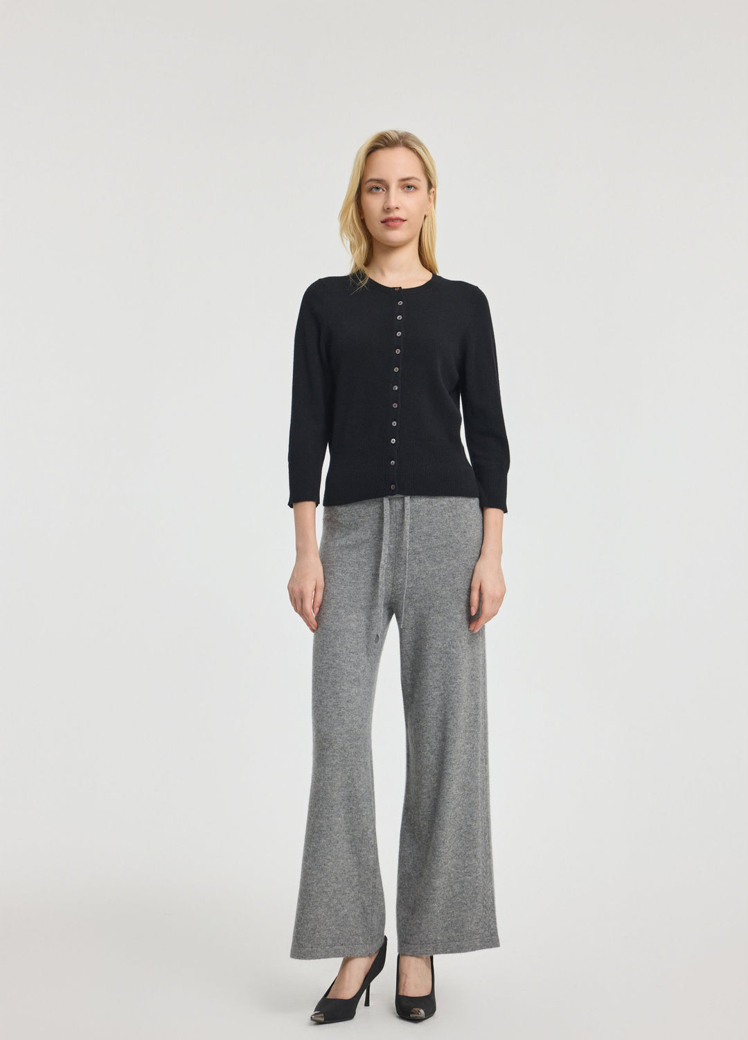 Cashmere Side-Panel Trousers