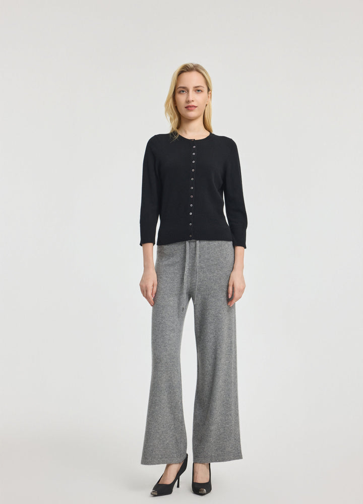 Cashmere Side-Panel Trousers