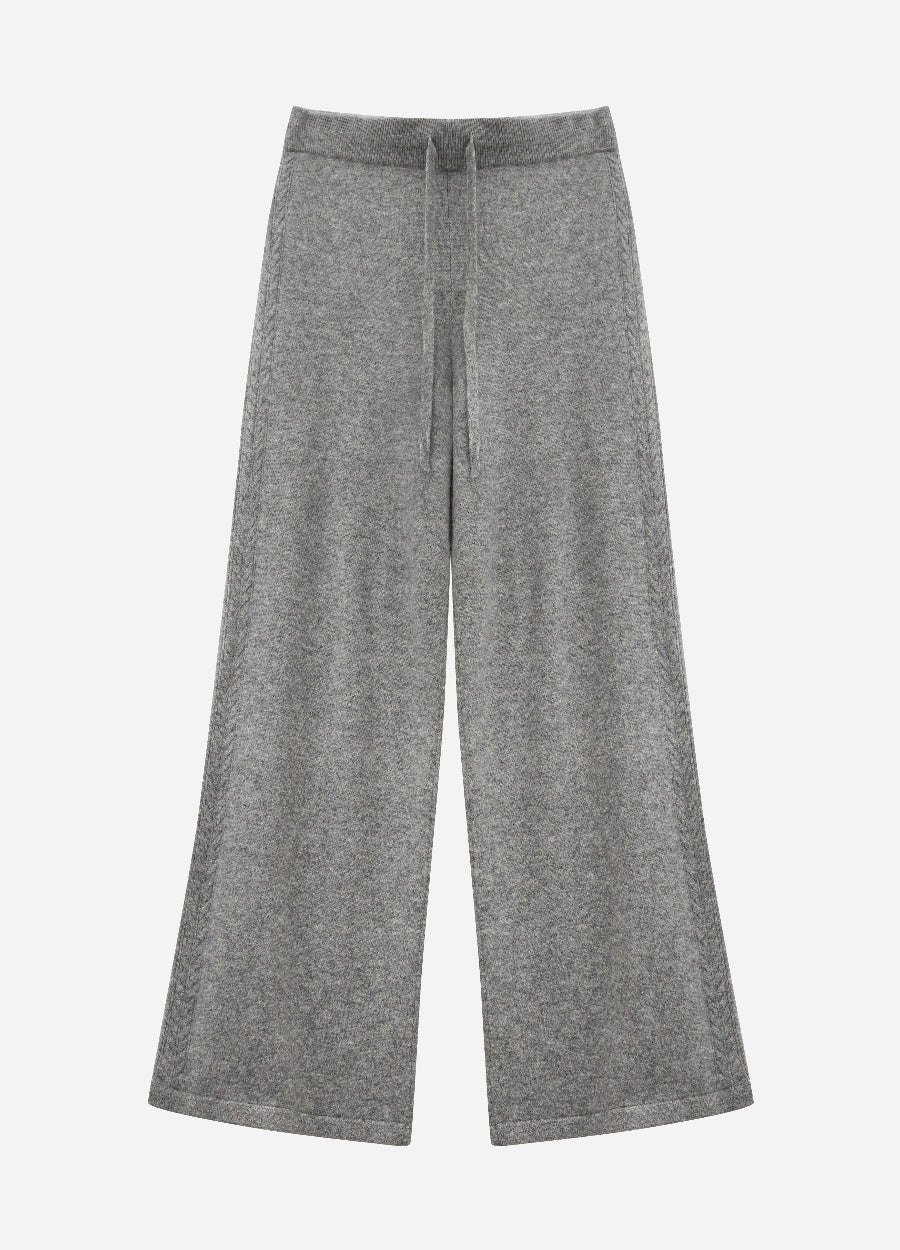 Cashmere Side-Panel Trousers