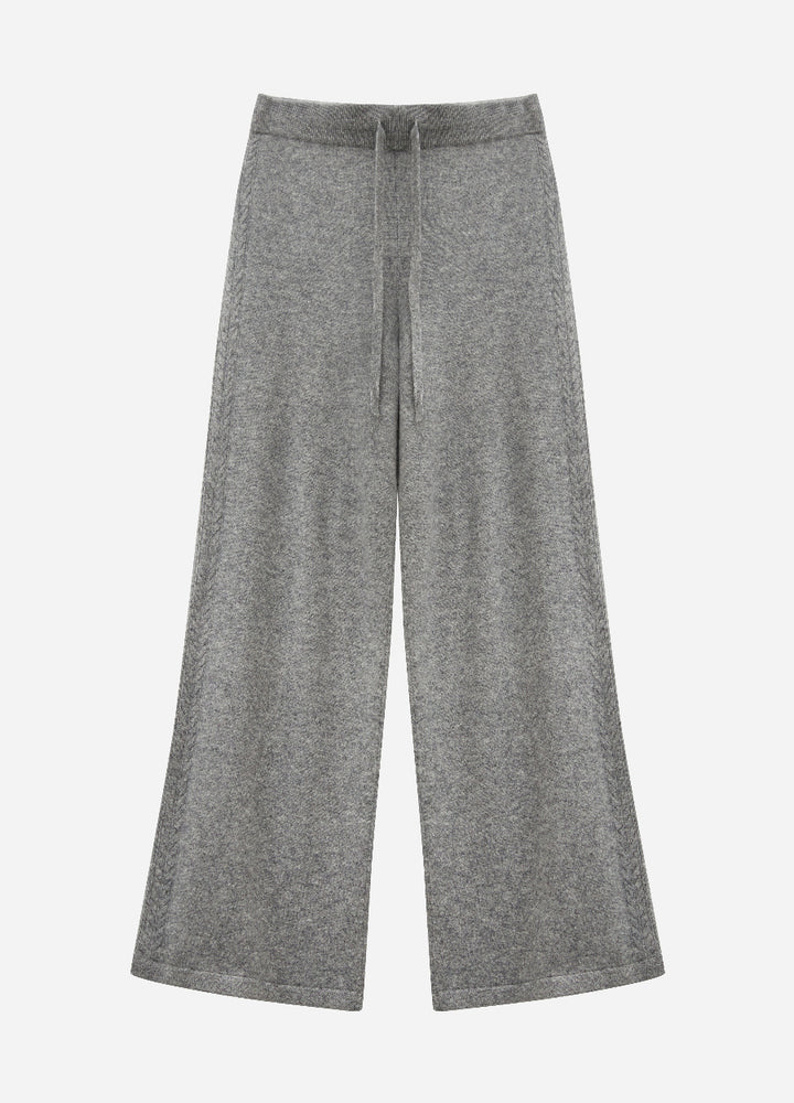 Cashmere Side-Panel Trousers