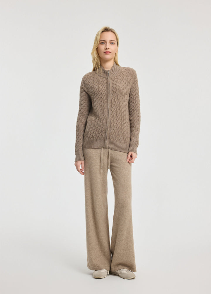 Cashmere Side-Panel Trousers