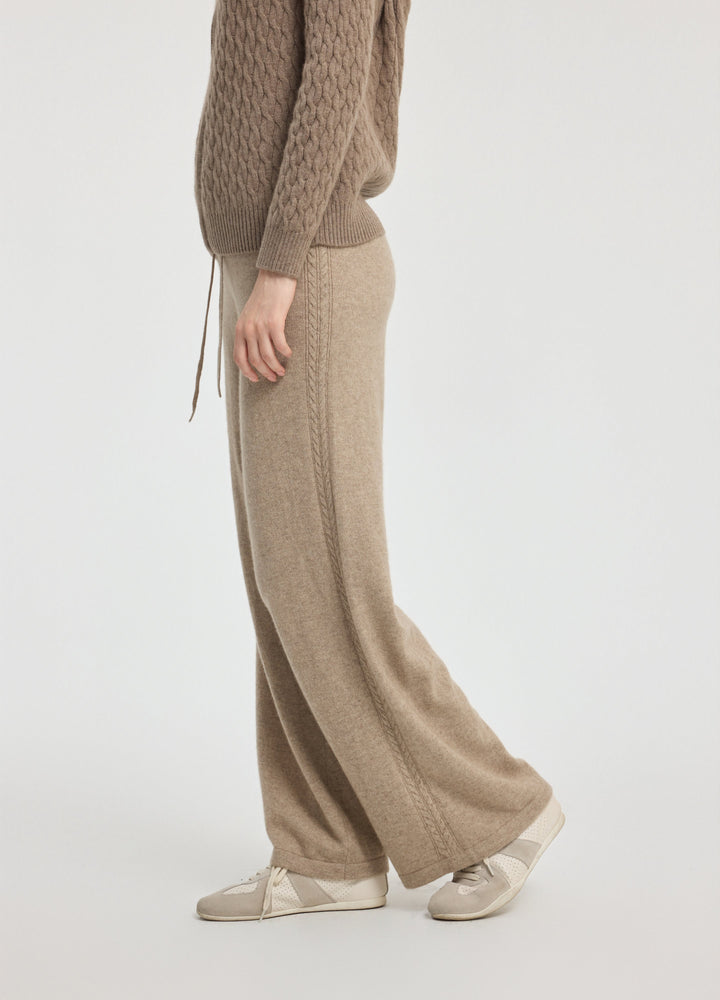Cashmere Side-Panel Trousers