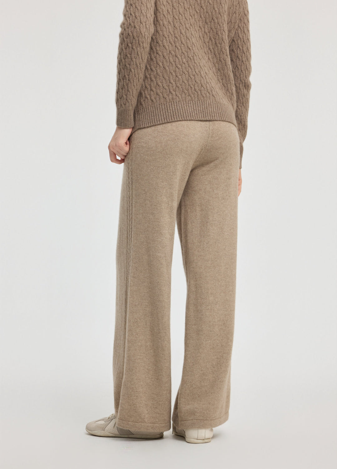Cashmere Side-Panel Trousers
