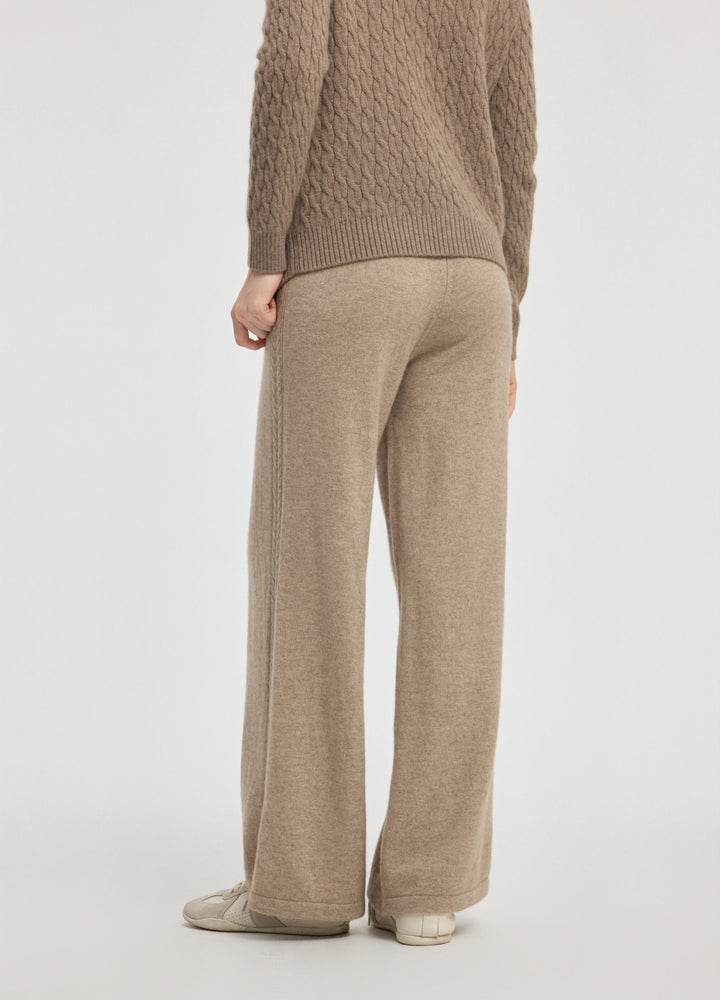 Cashmere Side-Panel Trousers